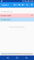 screenshot of Polyglot. Learn German