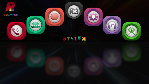 Android application Prismatic Icon Pack screenshort