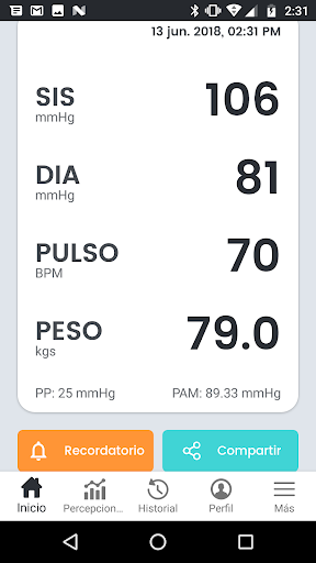 Vista previa de la aplicación