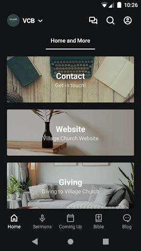 Android application Village Church Bulli screenshort