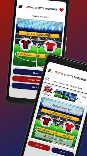 Social Sports Manager Screen 3