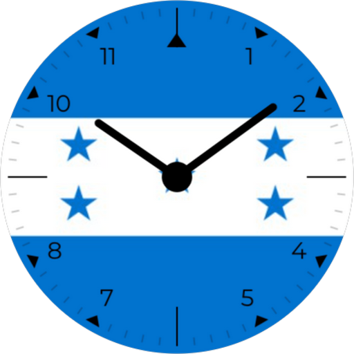 Android application Honduras Analog Watch Face screenshort