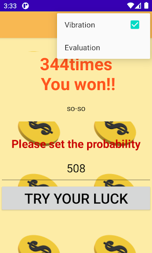 Gamblers luck test Screen 3