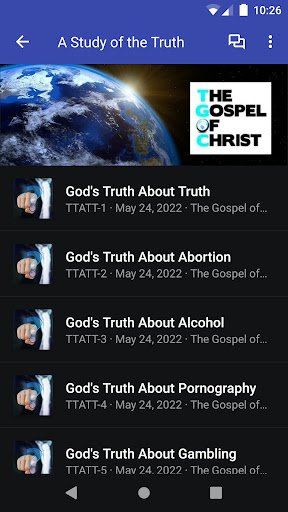Screenshot of The Gospel of Christ - TGOC