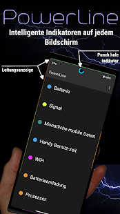 PowerLine: Status Bar meters Capture d'écran