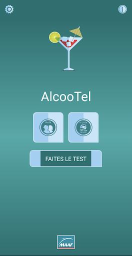 Android application AlcooTel by MAAF screenshort