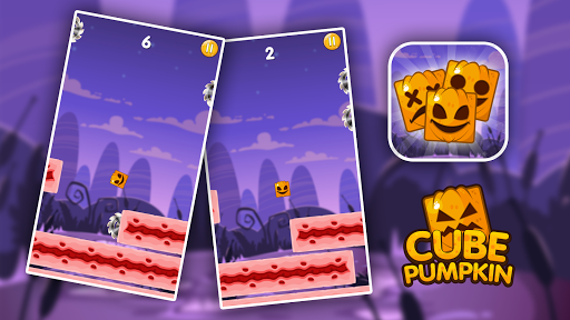 Cube Pumpkin - Halloween Screen 2