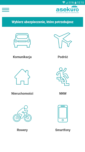Android application Ubezpieczenia Asekuro.pl screenshort