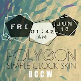 UCCW Polygon simple clock icon