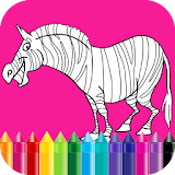 Coloring Book Cartoon For Kids icon