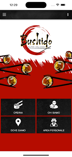 Android application Bushido Sushi screenshort