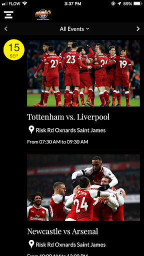 Android application Wendy's Sports Bar screenshort