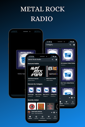 Android application Metal Rock Radio Online screenshort