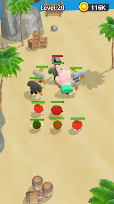 Cute Cat Battle: Merge Games - Screenshot 2