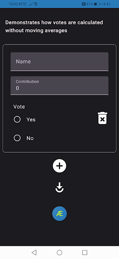 Android application Applied Ethics screenshort