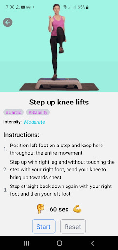 Shape up: Home Fitness Workout Screen 2