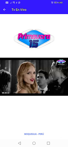 Primavera Moquegua TV Screen 3