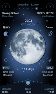 Deluxe Moon - Moon Calendar, P