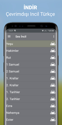 Android application Çevrimdışı Incil Türkçe meali screenshort