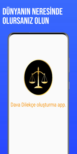 Android application Dava Dilekçe Yazma Uygulaması screenshort