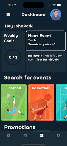 Android application kompa screenshort