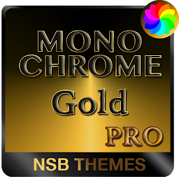 「MonoChrome Gold Pro - Theme fo」のアイコン画像