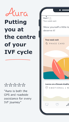 Android application Aura Fertility screenshort