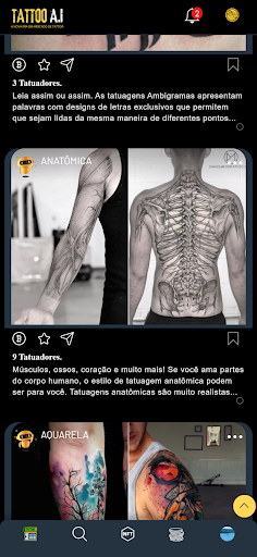 Android application Tattoo A.I - Cliente e usuário screenshort