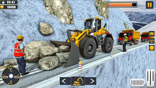 Grand Snow Excavator Sim Robot