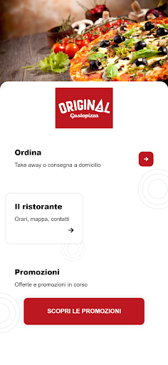 Android application Original Gustopizza screenshort