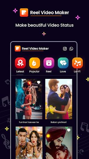 Android application Reel Maker - reel video maker screenshort