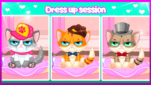 Sleepy Kitty Grooming Screen 2