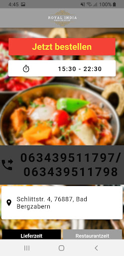 Royal India Restaurant Screen 2