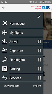 DUS Airport App Screenshot