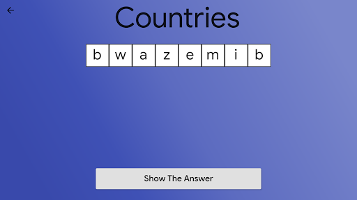 Word Puzzle Screen 2