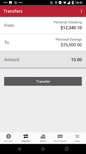 Android application Bank Five Nine screenshort