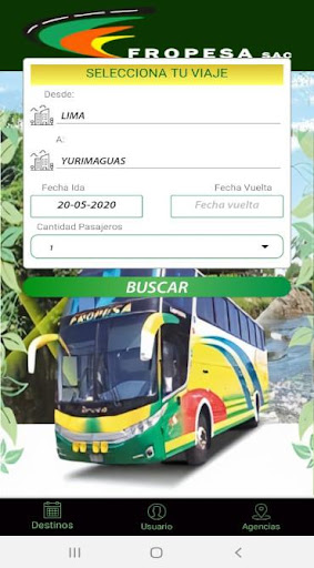 Android application Fropesa Movil screenshort