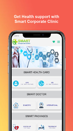 Android application Smart Corporate Clinic screenshort