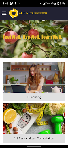 Android application Ace Nutrition Pro screenshort