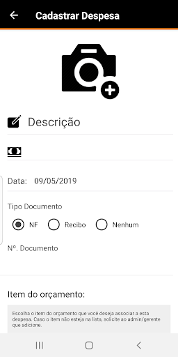 Jobb - Despesas de Produção Screen 3