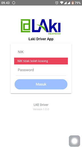Android application LKE Driver App screenshort