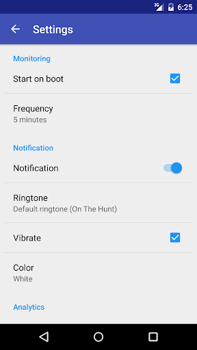 Site Monitor Screen 3