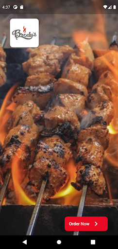 Android application Brodys Grill screenshort