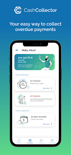 Android application Cash Collector screenshort