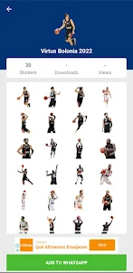 Basketball Stickers