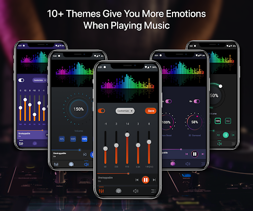 Android application Music Equalizer - Bass Booster screenshort