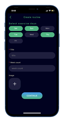 Gym assistant Screen 3