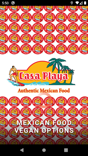 Android application Casa Playa Restaurant screenshort