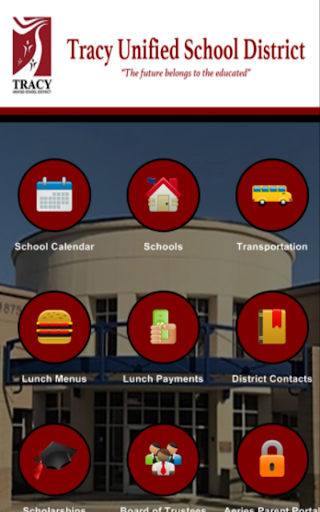 Tracy Unified School District Screen 2