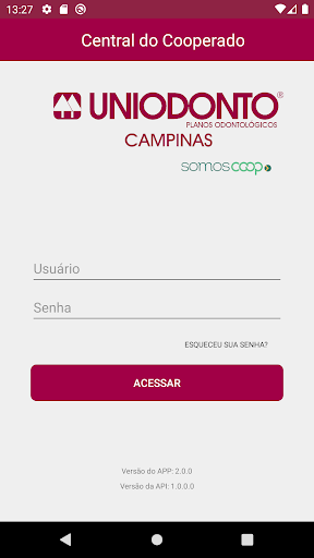 Android application Uniodonto Campinas Cooperado screenshort